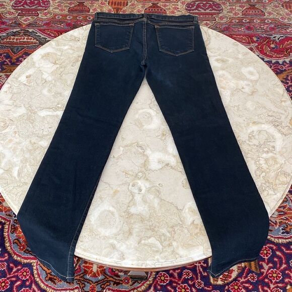 J Brand Curvy Fit Cigarette Leg Ink Wash (Dark Blue) Denim Stretch Jeans - Picture 3 of 12